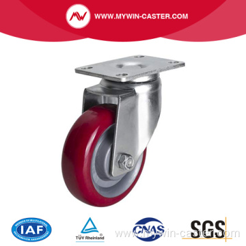 Medium 3 inch 150Kg Plate Swivel TPU Caster